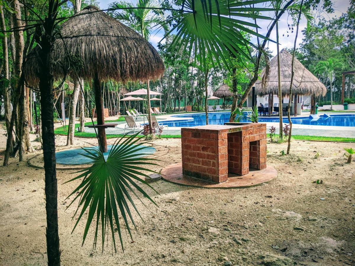 2-Bedroom Condo By The Jungle W/ Swimming Pool Puerto Morelos Exteriér fotografie